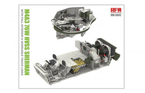 Rye Field Model 5042 M4A3 76W HVSS Sherman With full interior 1/35 – immagine 7