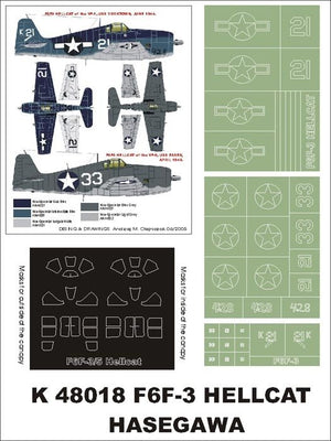 Montex K48018 F6F3 Hellcat 1/48