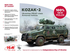 ICM 35014 Kozak-2 Ukrainian MRAP-class Armored Vehicle 1/35 – imagen 2