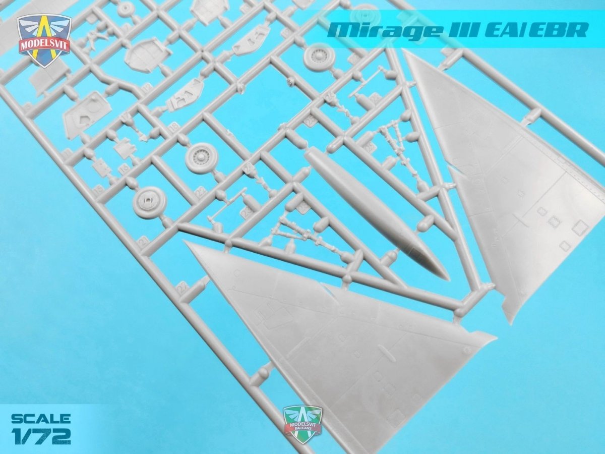 Modelsvit 72063 Mirage III EA/EBR 1/72 – imagen 4