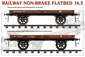 MiniArt 39004 RAILWAY NON-BRAKE FLATBED 16,5 t 1/35 – imagen 6