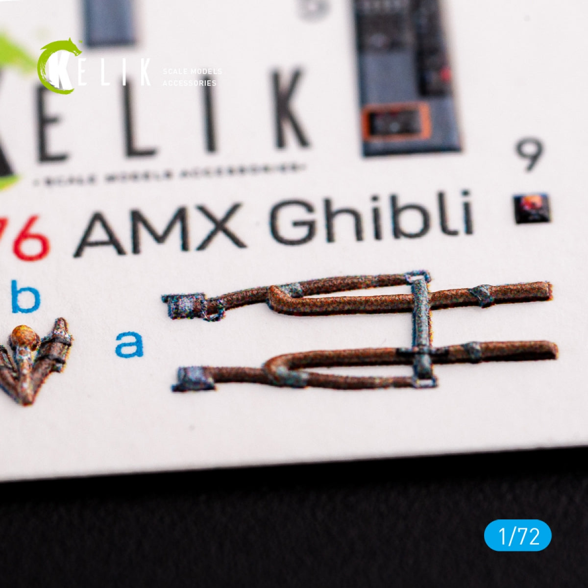 Décalcomanies 3D intérieures KELIK K72076 Amx Ghibli pour maquette Italeri 1/72 – image 5