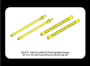 Aber A32017 Set of 2 cal .50 (12,7mm) standard barrels for US aircraft machine guns Browning M2 1/32 – Bild 7