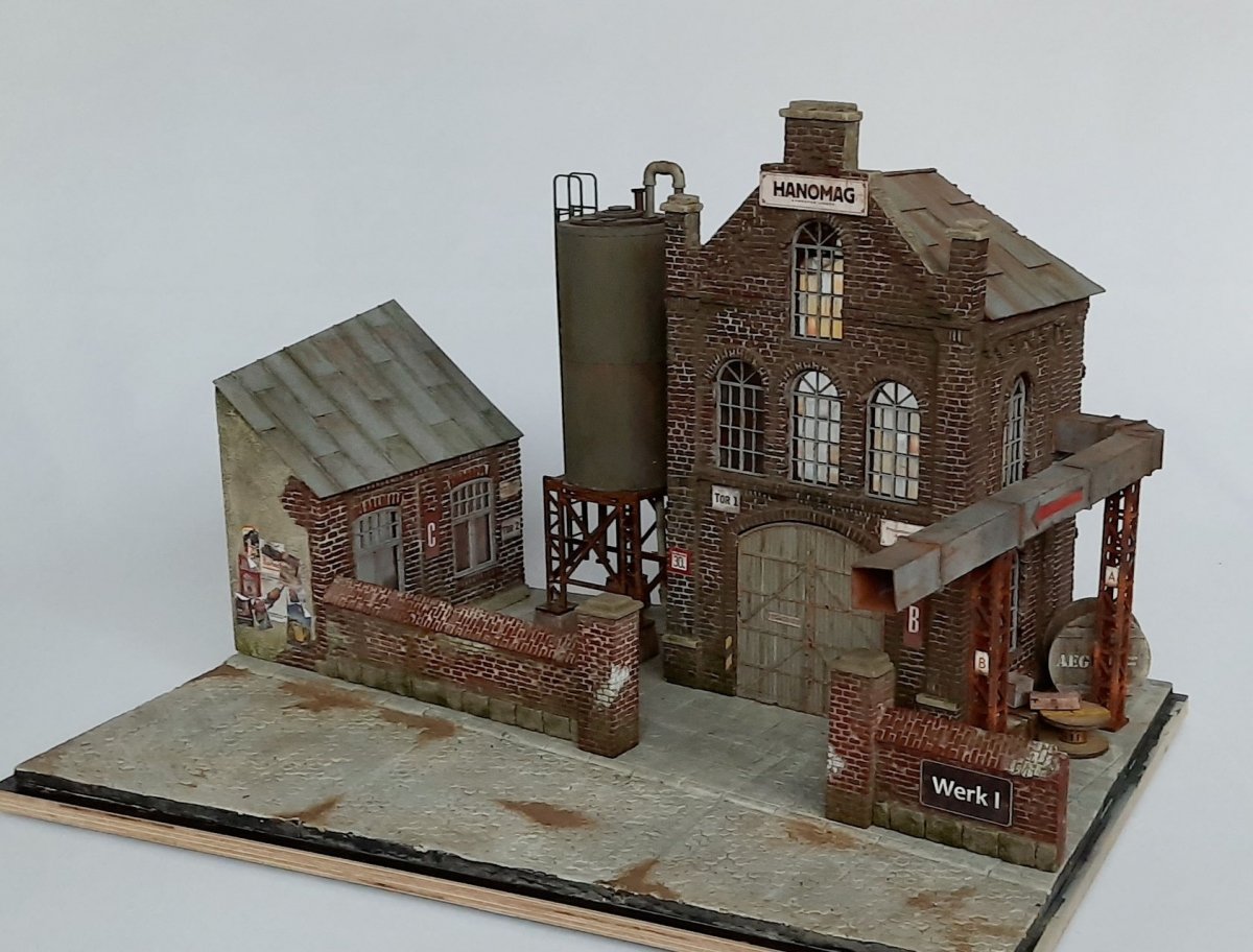 RT-Diorama 35286 Diorama-Base: &amp;quot;Factory Yard&amp;quot; 1/35 – imagen 15