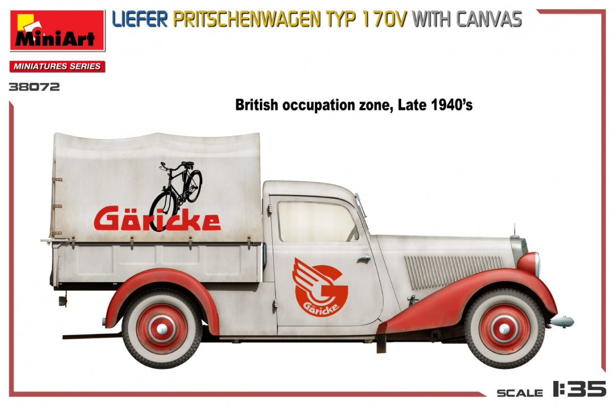 MiniArt 38072 LIEFER PRITSCHENWAGEN TYP 170V WITH CANVAS 1/35 – image 3