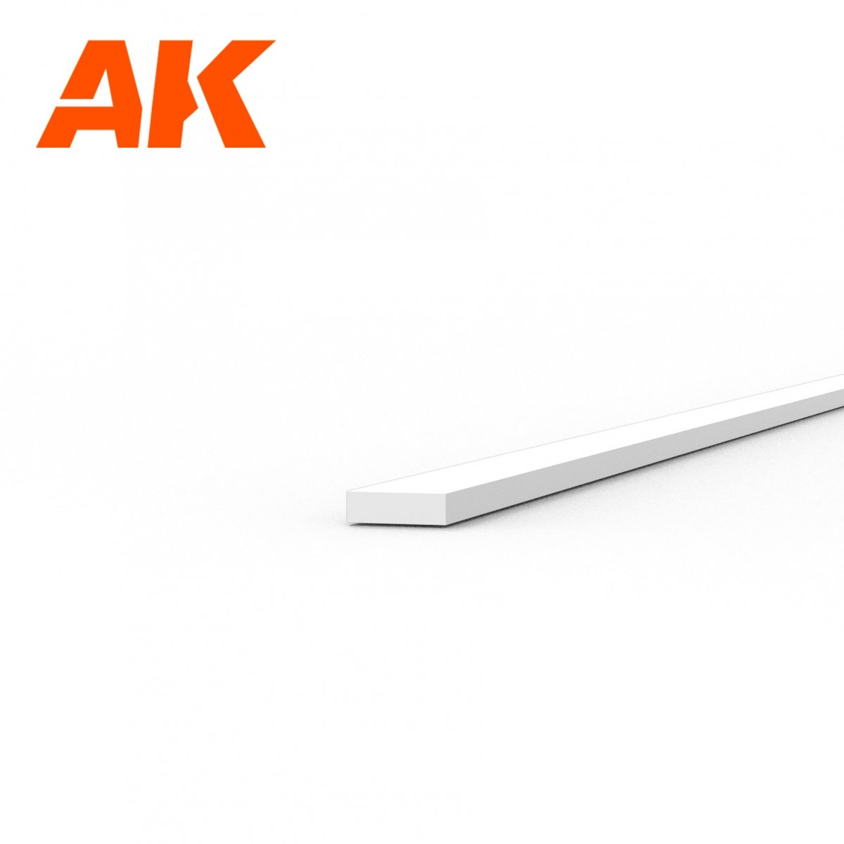 AK Interactive AK6502 STRIPS 0.30 X 1.00 X 350MM – STYRENE STRIP – (10 UNITS) – imagen 2