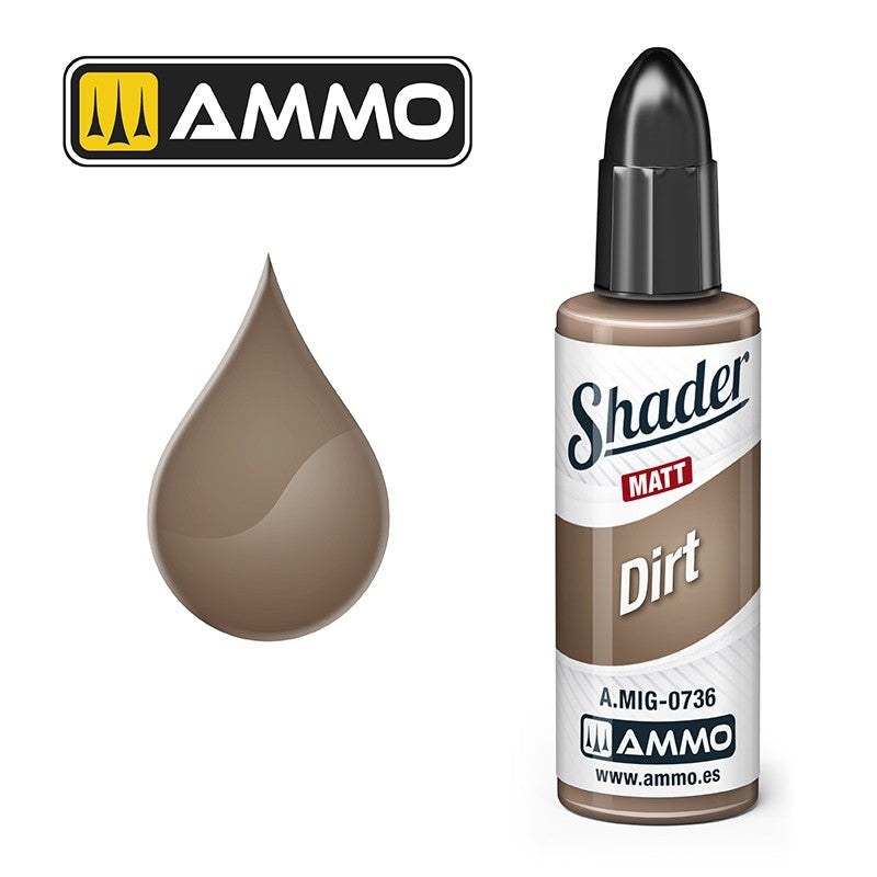 Munitions de Mig Jimenez A.MIG 0736 Dirt Shader Matt