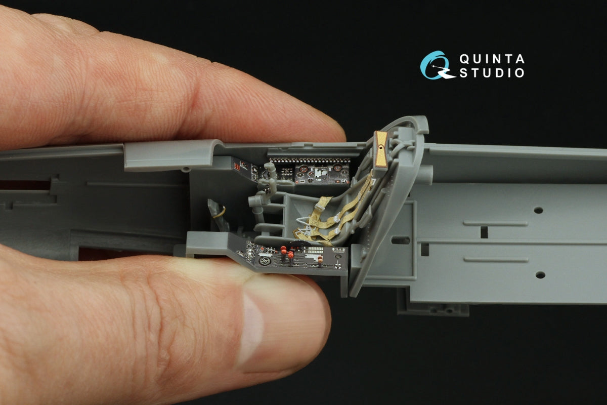 Intérieur imprimé en 3D et coloré sur papier décalcomanie Quinta Studio QD48515 Do 335A-12 Trainer (Tamiya) 1/48 – image 11