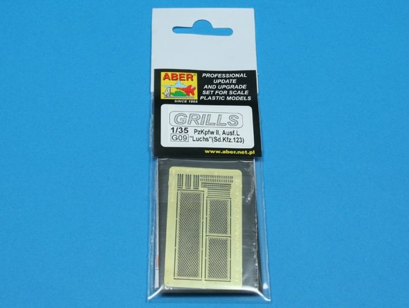 Aber 35G09 Grilles for german tank Pz.Kpfw. II, Ausf.L Luchs (SD.Kfz.123) 1/35 – zdjęcie 4