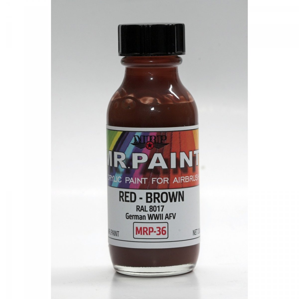 Peinture MR. Paint MRP-036 Rouge Brun RAL 8017 Véhicule blindé allemand de la Seconde Guerre mondiale 30 ml – image 2