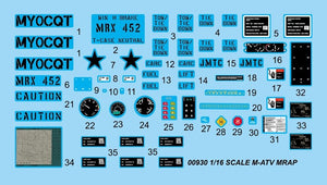 Trumpeter 00930 US M-ATV MRAP 1/16 – image 4