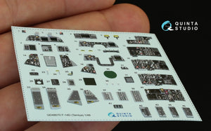 Quinta Studio QD48070 F-14D 3D-Printed &amp;amp; coloured Interior on decal paper (for Tamiya kit) 1/48 – imagen 4