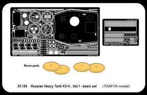 Aber 35166 char lourd soviétique KV-II partie 1 ensemble de base (TAM) (1/35) – image 4