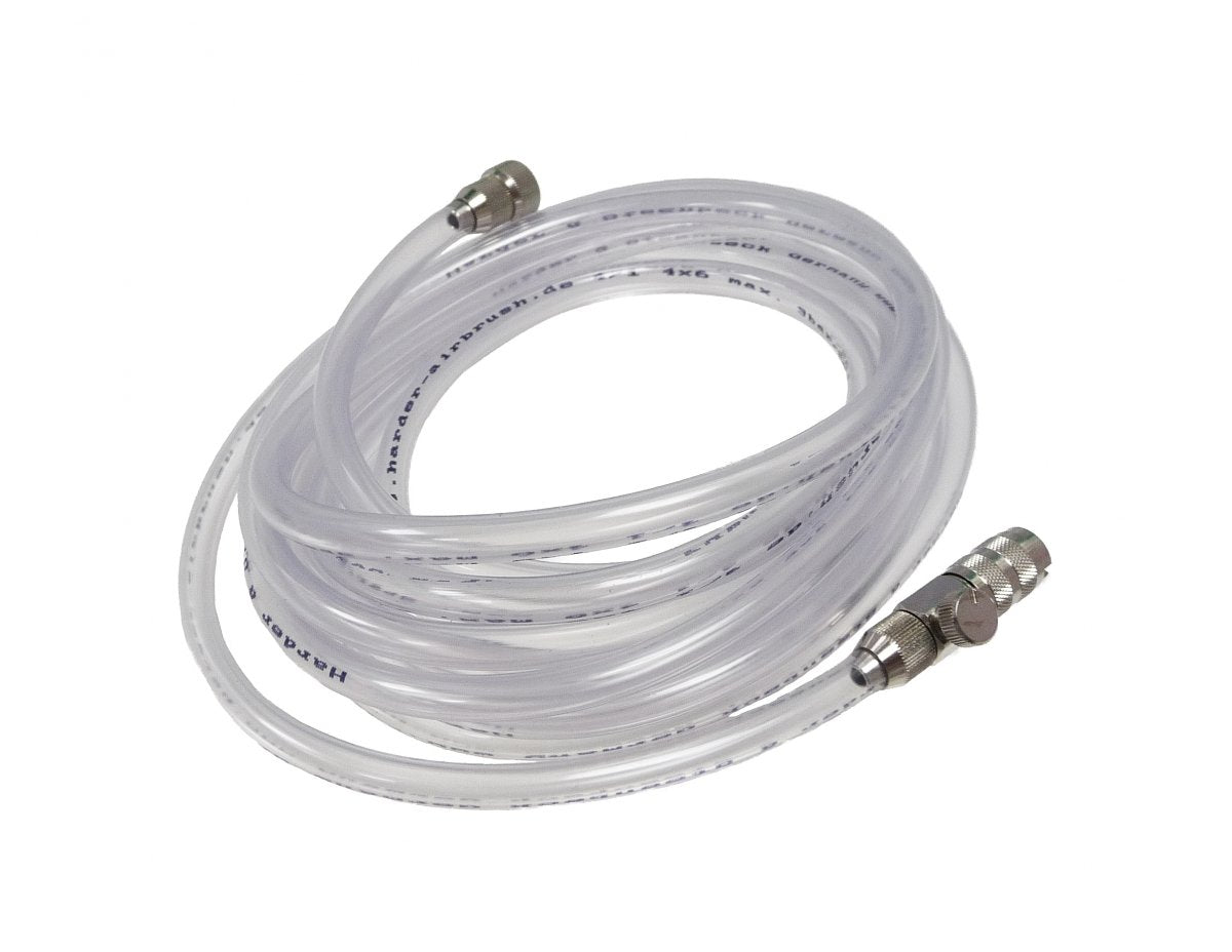 Harder &amp; Steenbeck 123983 Airbrush Hose 2.5m (Quick Connector + Adjustment) 1/8 inch
