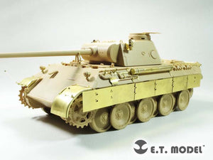 E.T. Model EA35-114 WWII German Panther D Fender &amp;amp; Side Skirts For TAMIYA Kit 1/35