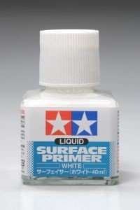 Apprêt liquide Tamiya 87096 pour surfaces, 40 ml - Blanc