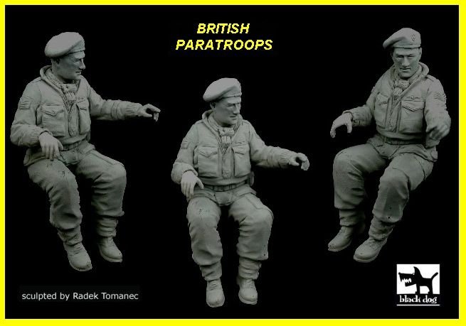 Black Dog F35097 British paratrooper driver 1/35 – imagen 4