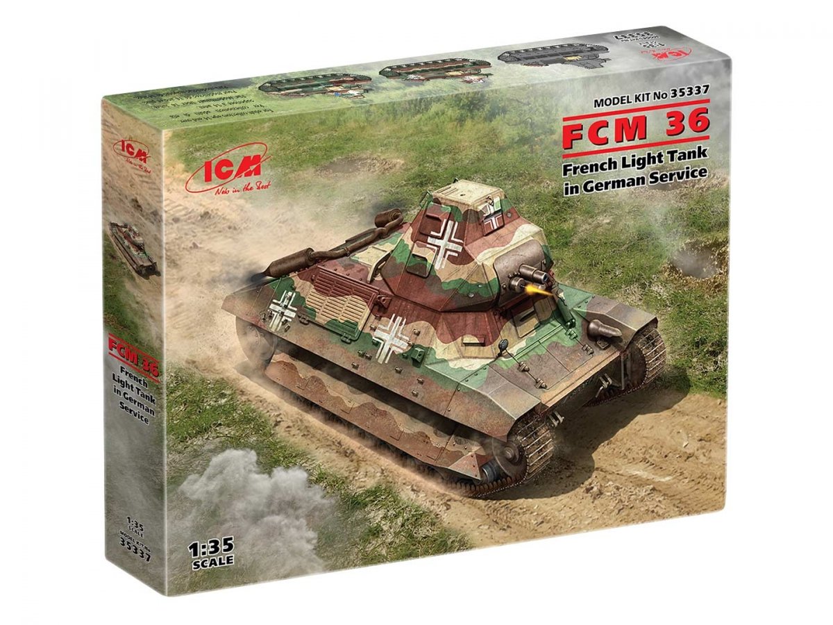 ICM 35337 FCM 36 French Light Tank in German Service 1/35 – immagine 2