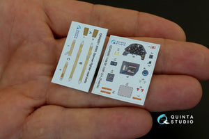 Quinta Studio QD48085 Bf 109F-2/F-4 3D-Printed &amp;amp; coloured Interior on decal paper (for Zvezda kit) 1/48 – zdjęcie 2