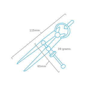 Modelcraft PDV6711-3 Divider &amp;amp; Calipers (75mm) – immagine 2