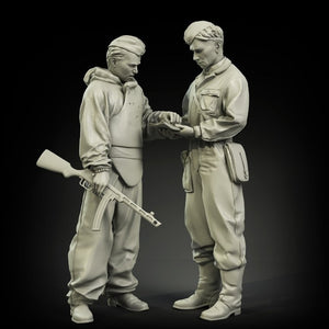 Panzer Art FI35-038 Ensemble de briefing pour officiers soviétiques 1/35