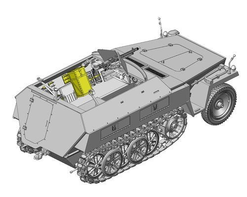 Das Werk DW35029 le.SPW Sd.Kfz.250/1 Ausf.B (neu) 1/35 – Bild 6
