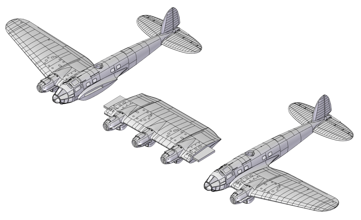 Roden 346 Heinkel He 111Z-1 Zwilling 1/144 – immagine 3