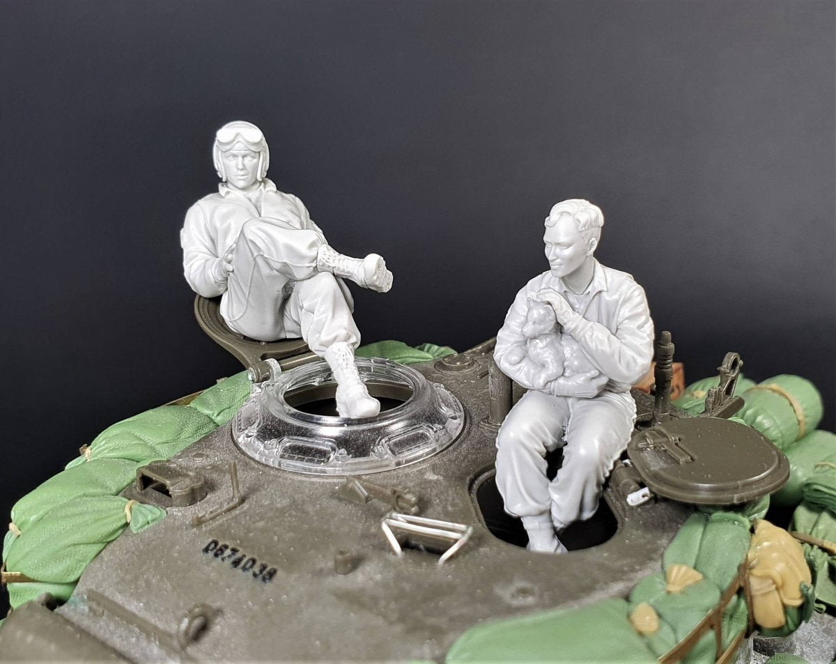 Panzer Art FI35-150 Easy rider Sherman tank crew 1/35 – imagen 2