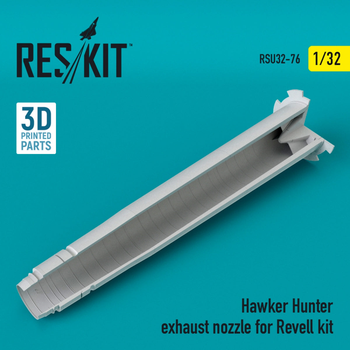 RESKIT RSU32-0076 HAWKER HUNTER EXHAUST NOZZLE FOR REVELL KIT 1/32 – imagen 2