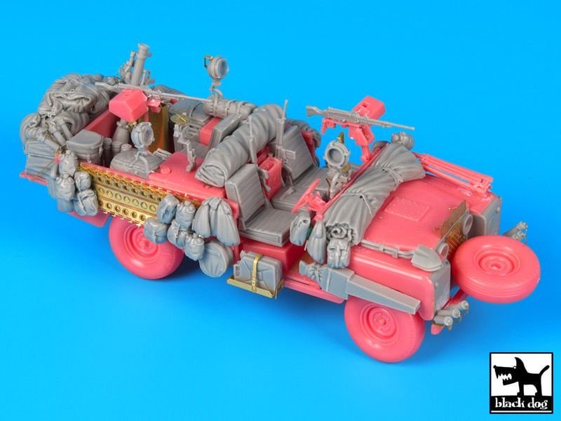 Black Dog T35117 Land Rover Pink Panther accessories set 1/35 – zdjęcie 4