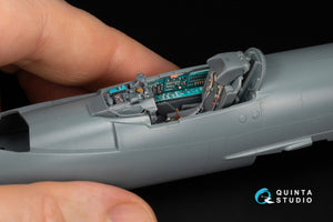 Quinta Studio QD+48576 MiG-21SM Fishbed-J 3D-Printed &amp;amp; coloured Interior on decal paper (Eduard) (with 3D-printed resin parts) 1/48 – zdjęcie 14