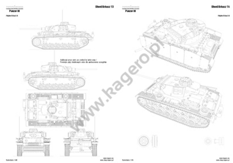 Kagero 7093 Panzer III Ausf. J/L/M/K EN/PL – immagine 3