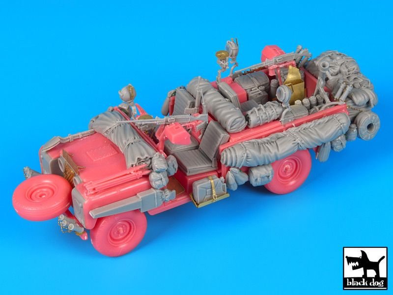 Black Dog T35117 Land Rover Pink Panther accessories set 1/35 – zdjęcie 5