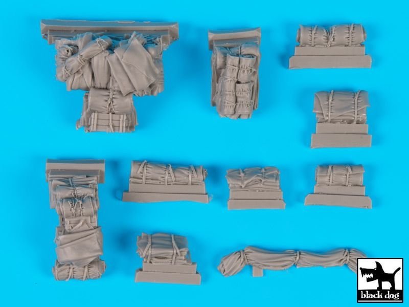 Black Dog T35141 Tentage+bedrols N 1/35 – immagine 6