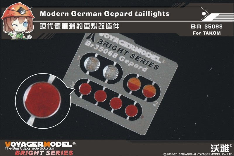 Voyager Model BR35068 German Gepard taillights(For TAKOM 2044) 1/35 – imagen 2