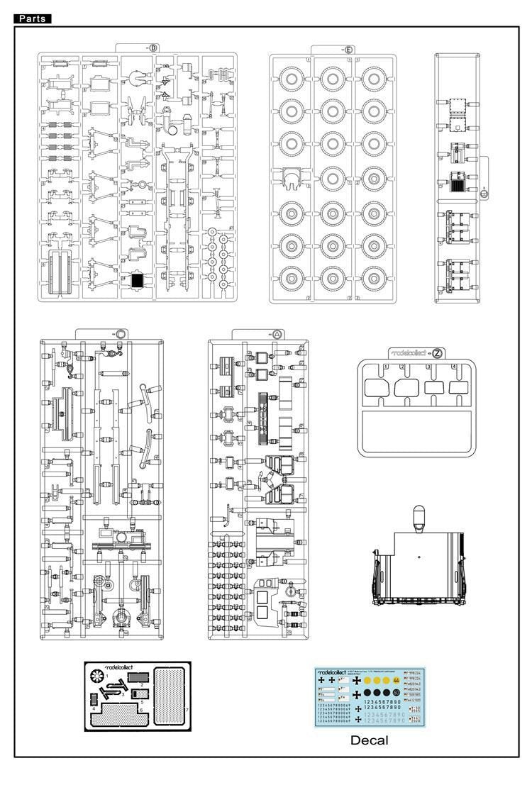 Modelcollect UA72119 German MAN KAT1M1001 8x8 HIGH-Mobility off-road truck 1/72 – immagine 7