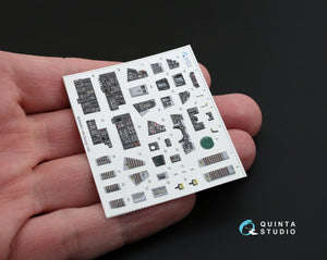 Quinta Studio QD48048 F-14A 3D-Printed &amp;amp; coloured Interior on decal paper (for Tamiya kit) 1/48 – imagen 5