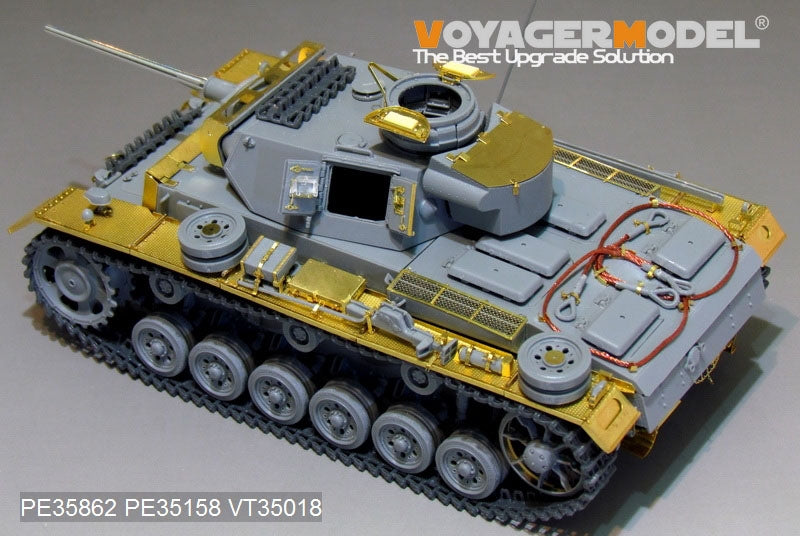 Voyager Model PE35862 WWII German Pz.KPfw.III Ausf.L basic For DRAGON 6387 1/35 – zdjęcie 7