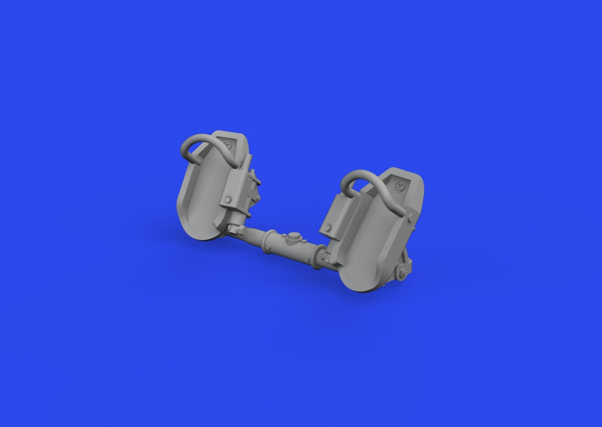 Eduard 672319 Bf 109E rudder pedals early PRINT 1/72 – imagen 2