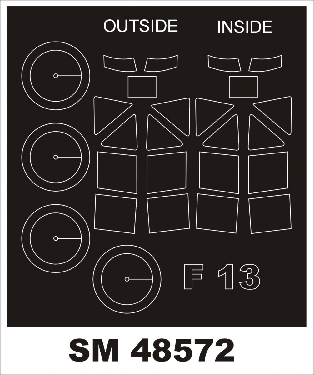 Montex SM48572 JUNKERS F-13 pour MINIART 1/48