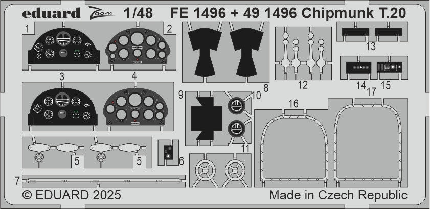 Eduard 491496 Chipmunk T.20 AIrfix 1/48 – imagen 2