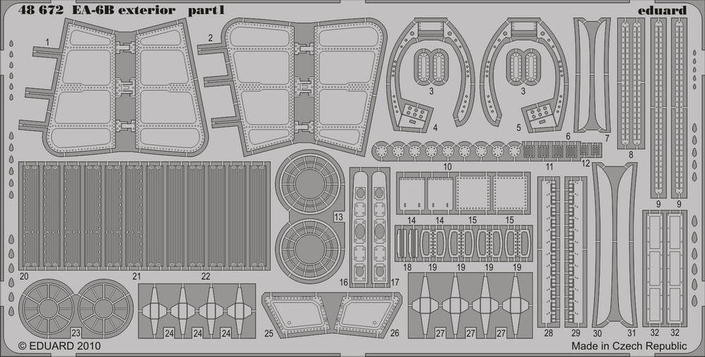Eduard 48672 EA-6B extérieur 1/48 Kinetic  – image 2