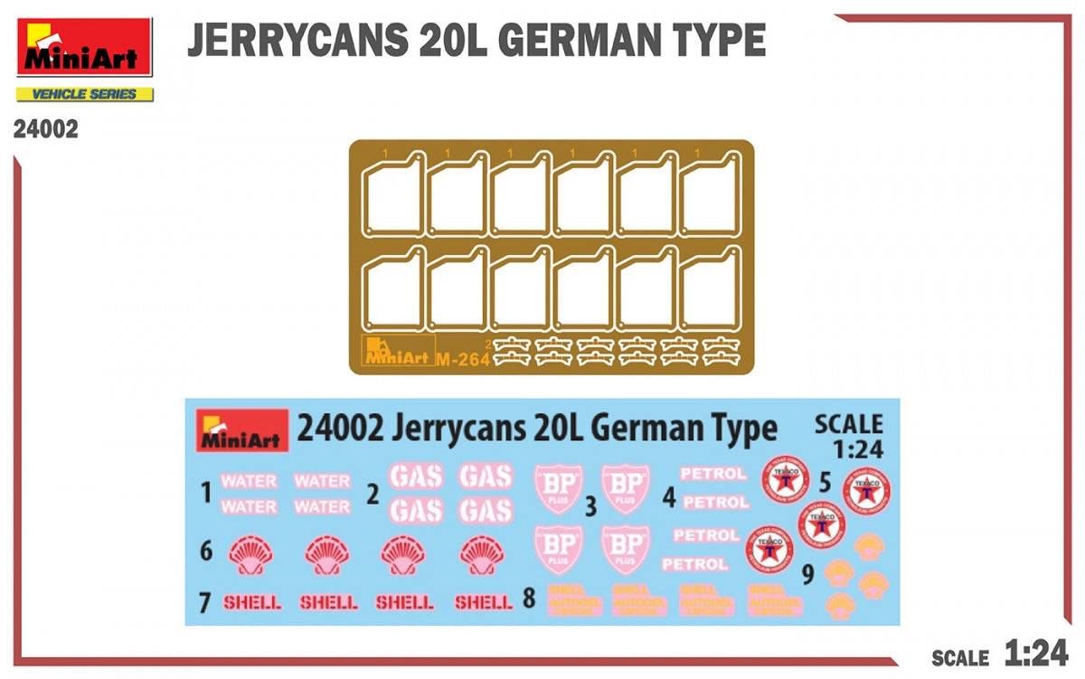 MiniArt 24002 JERRYCANS 20L GERMAN TYPE 1/24 – image 2