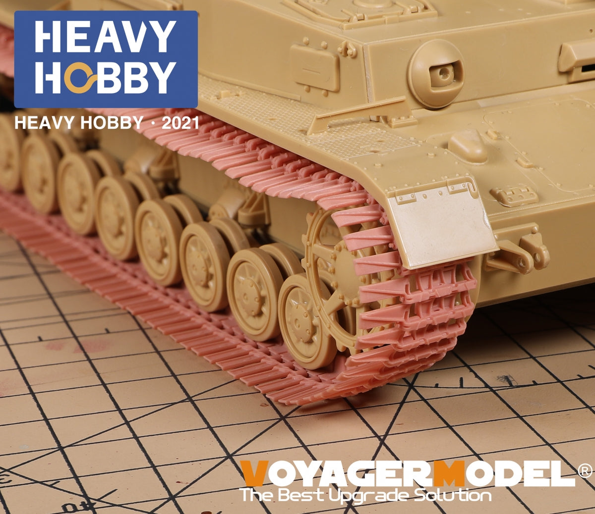 Heavy Hobby PT35013 WWII German Pz.III/IV Winterketten Tracks Pattern C 1/35 – imagen 2