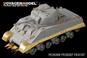 Jupes de char intermédiaires M4 de l&amp;#39;armée américaine (Seconde Guerre mondiale) pour maquettes Voyager PE35307 (DRAGON 6511 et 6579, échelle 1/35) – image 2