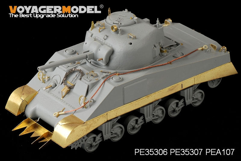 Jupes de char intermédiaires M4 de l&amp;#39;armée américaine (Seconde Guerre mondiale) pour maquettes Voyager PE35307 (DRAGON 6511 et 6579, échelle 1/35) – image 2