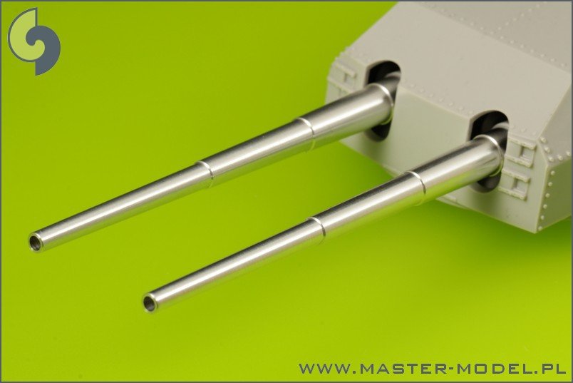 Master SM-200-006 German battleship Bismarck - main gun barrels - 38 cm (15in) SKC/34 (8 pcs) – immagine 4