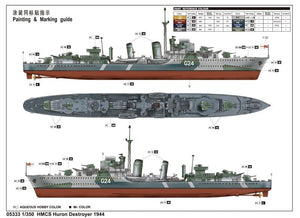 Trumpeter 05333 HMCS Huron Destroyer 1944 1/350 – image 2