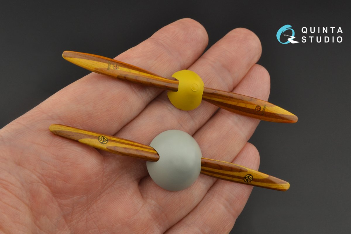 Quinta Studio QP32005 Wooden propellers Axial Wolff (Roden) 1/32 – imagen 5