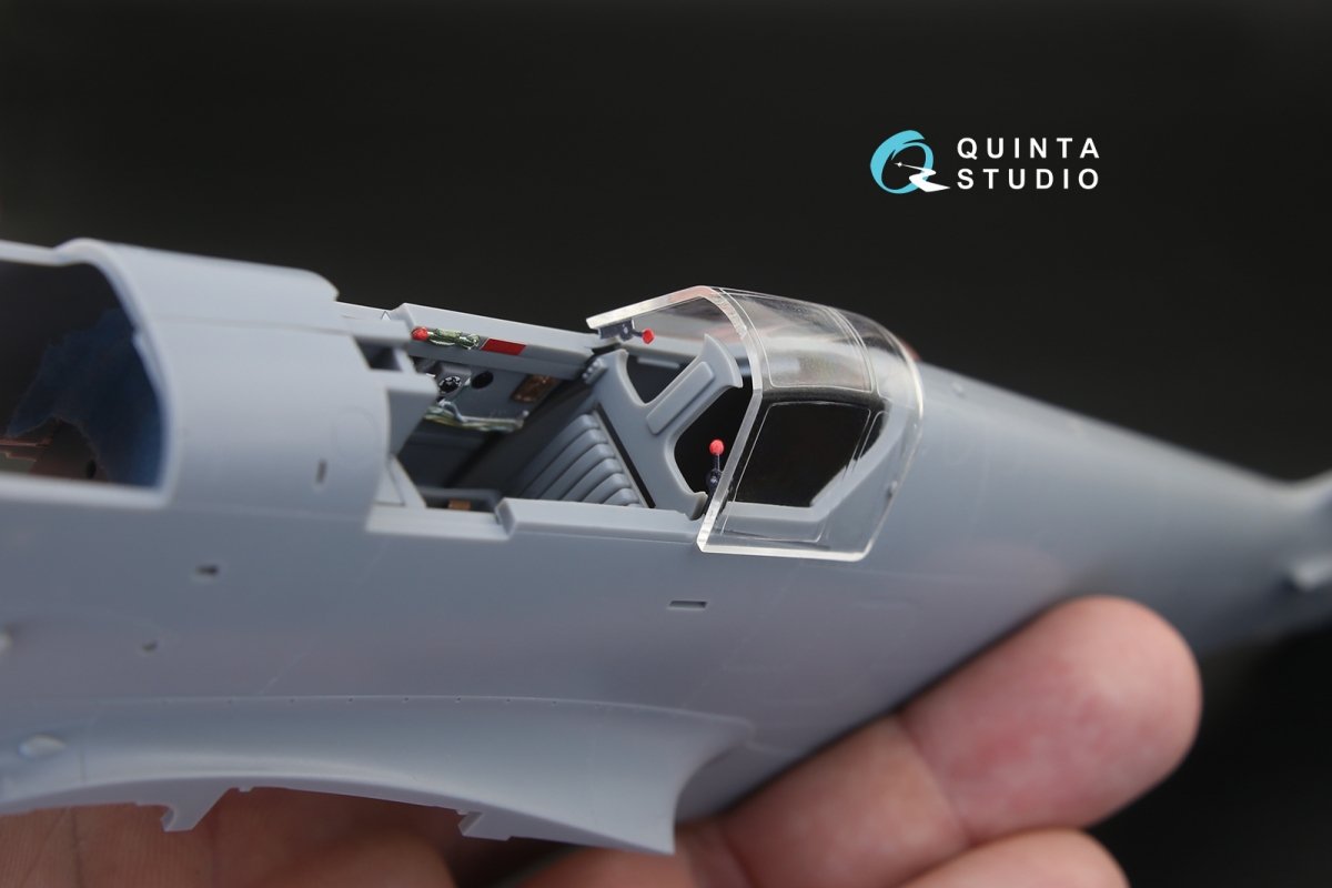 Quinta Studio QD32066 Ki-61-I 3D-Printed &amp;amp; coloured Interior on decal paper (for Hasegawa kit) 1/32 – immagine 5
